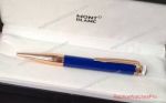 Copy Mont Blanc Ballpoint Pens - StarWalker Urban Blue & Rose Gold Clip
